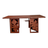 table basse feuille bois