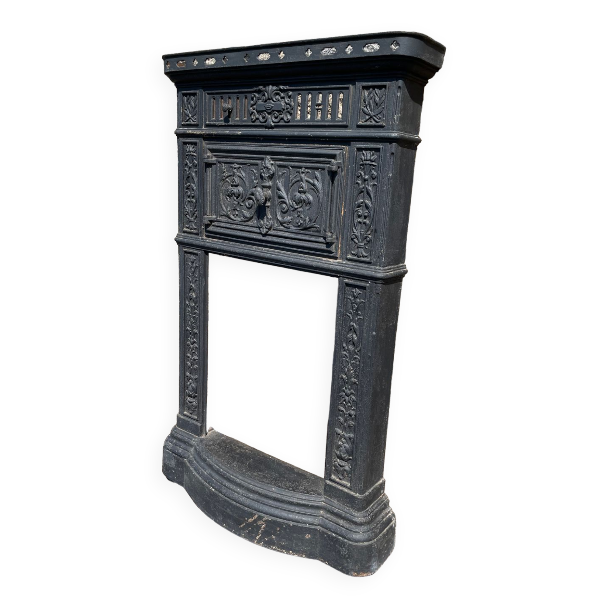 Manteau de cheminée en fonte