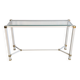 Iconique console à entretoise signée Pierre Vandel Paris