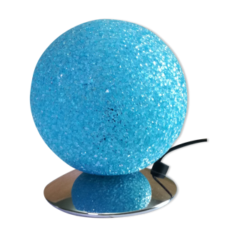 Soft plastic blue ball lamp, 1970