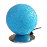Soft plastic blue ball lamp, 1970
