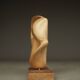 1980s carved applewood Abstract Sculpture