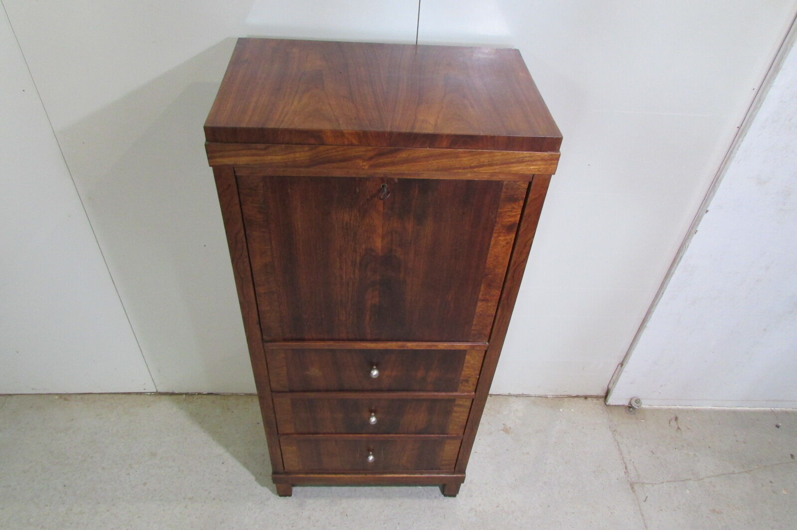Flip top art deco writing desk