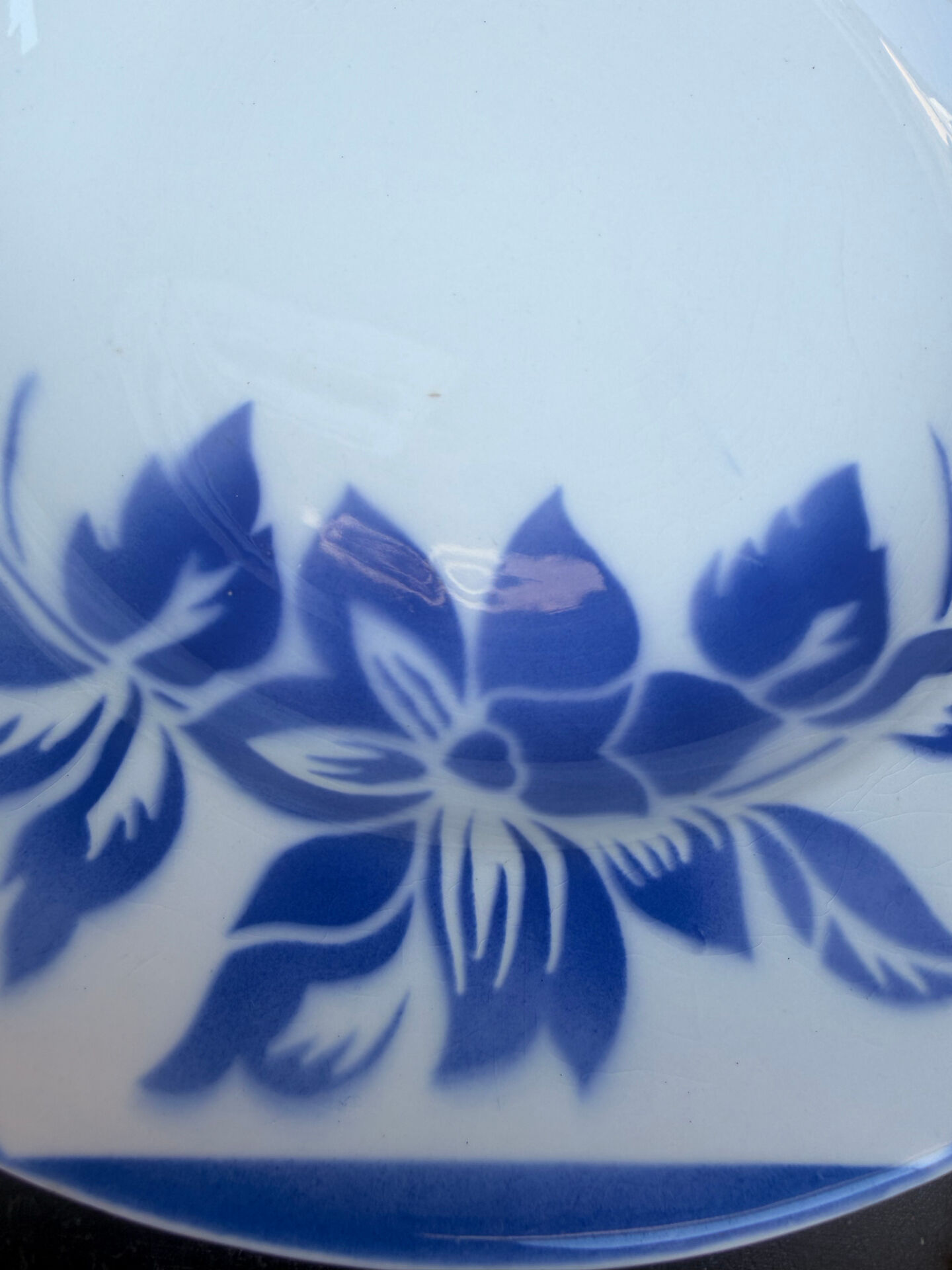 6 deep plates in Sarreguemines Digoin earthenware