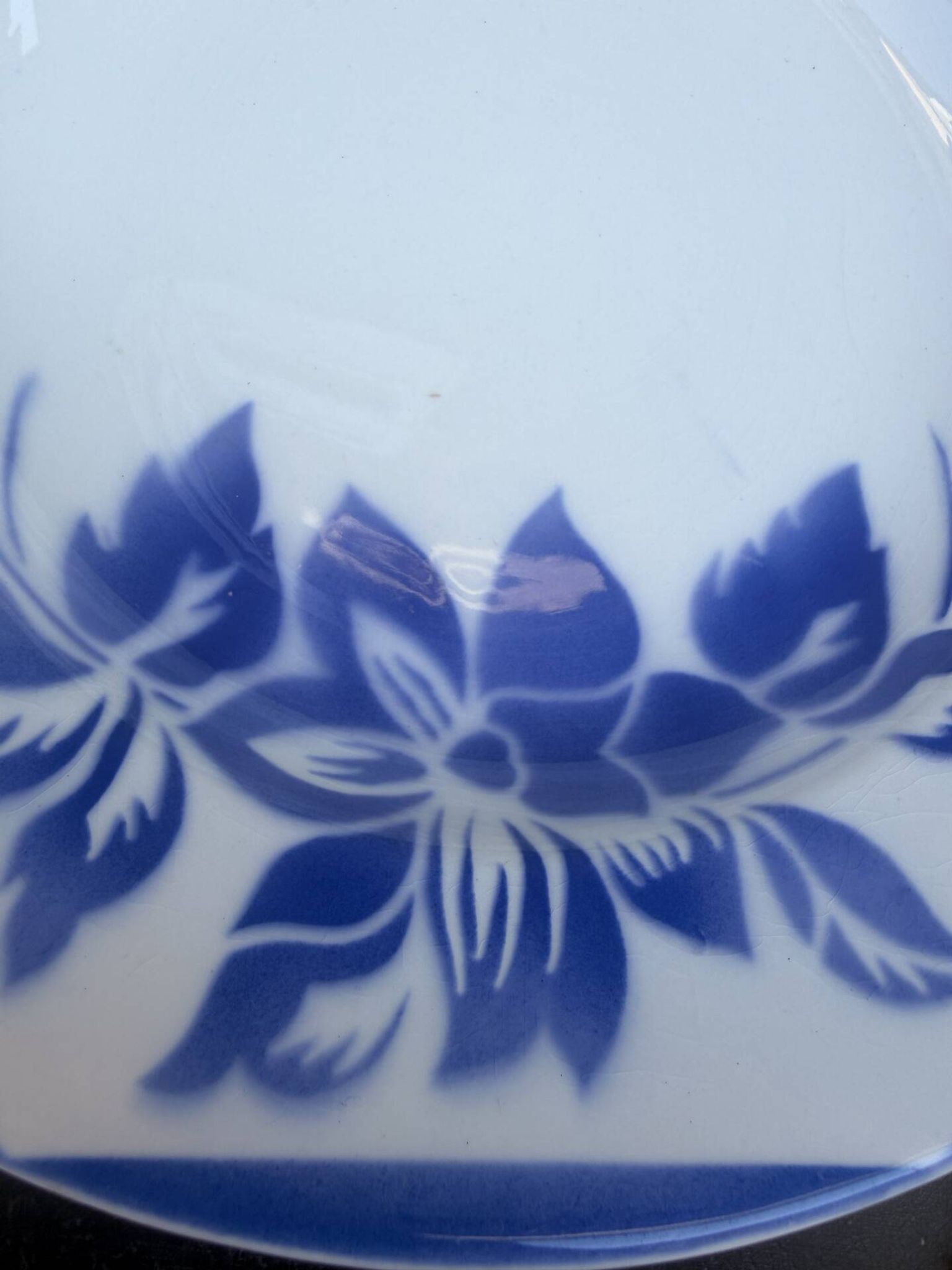 6 deep plates in Sarreguemines Digoin earthenware