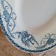 serving dish oval iron earth Longwy
