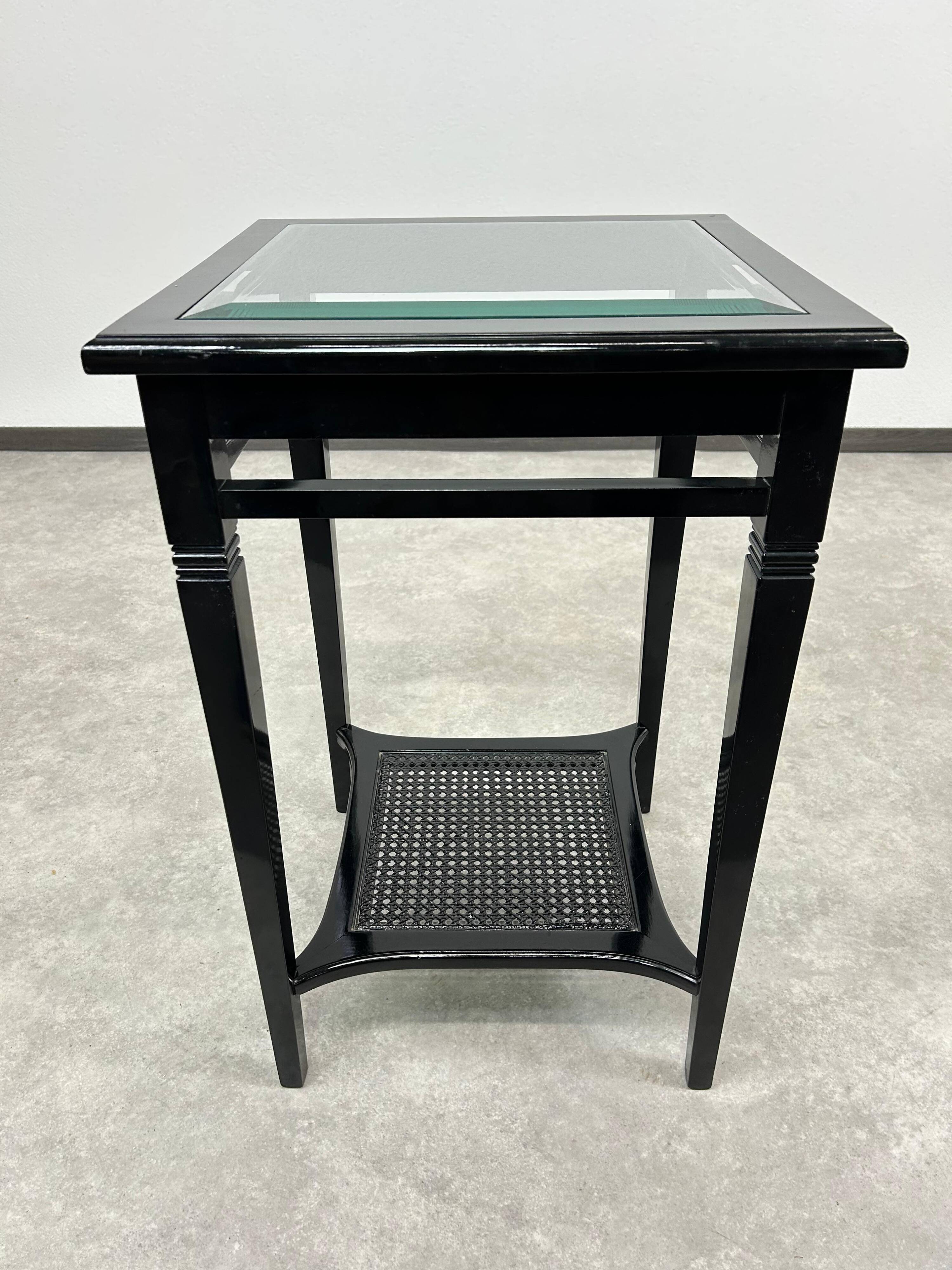 Black Art Nouveau side table