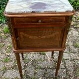 Vintage high bedside table
