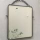 Large barber mirror to hang or lay 24x30cm
