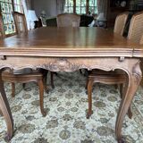Dining table with extension
