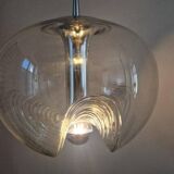 Midcentury Pendant "Wave" by Koch and Lowy for Peill & Putzler, 1960s