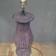 Glazed terracotta lamp