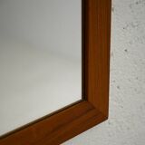Teak framed mirror