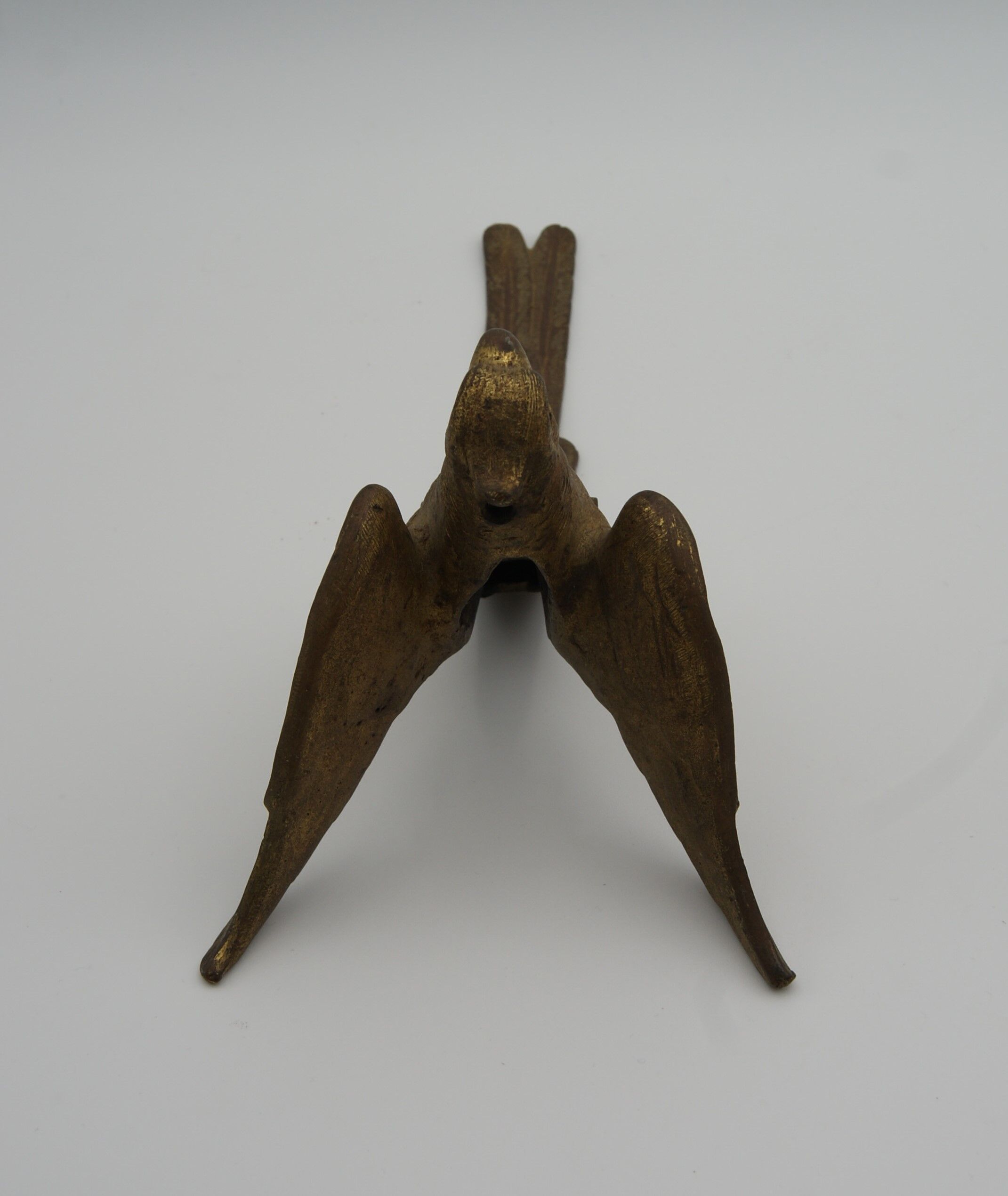 Ornements frontons bronze oiseaux ancien