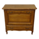 Small oak sideboard with 1 drawer and 1 drop-down door.