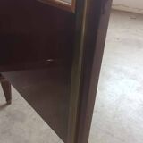 Louis xvi style half-moon silverware display case
