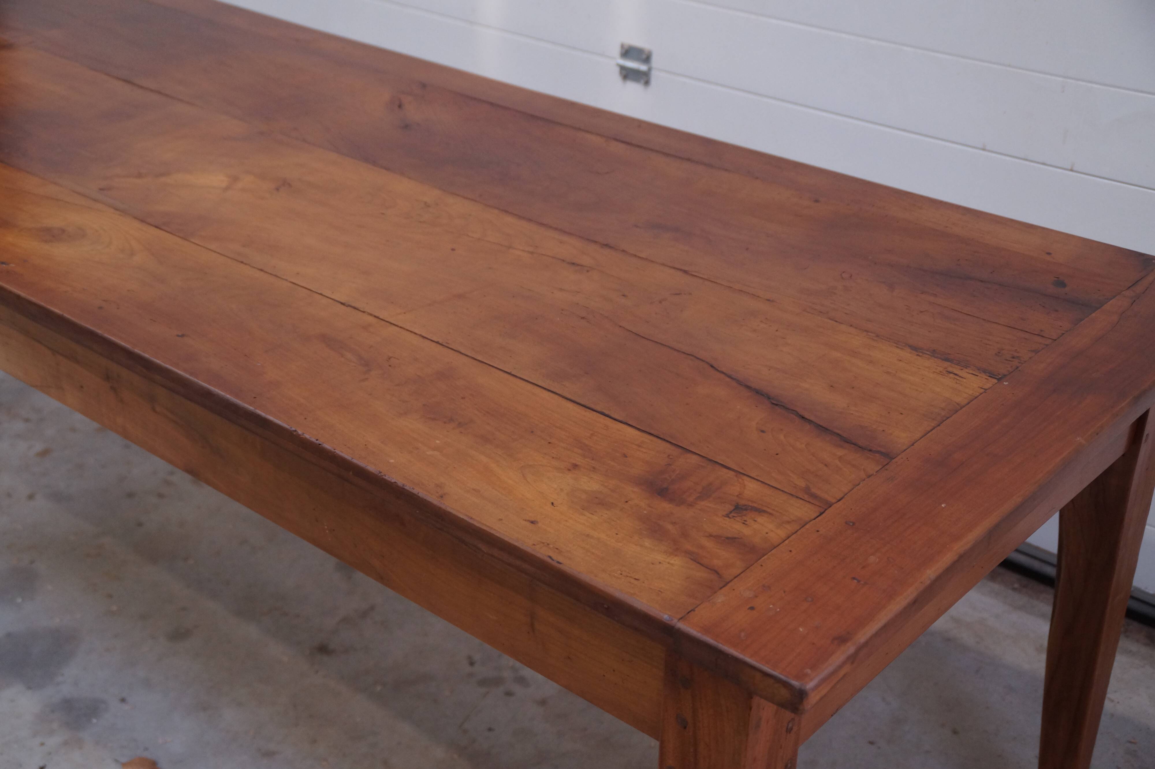Table de ferme ancienne extensible