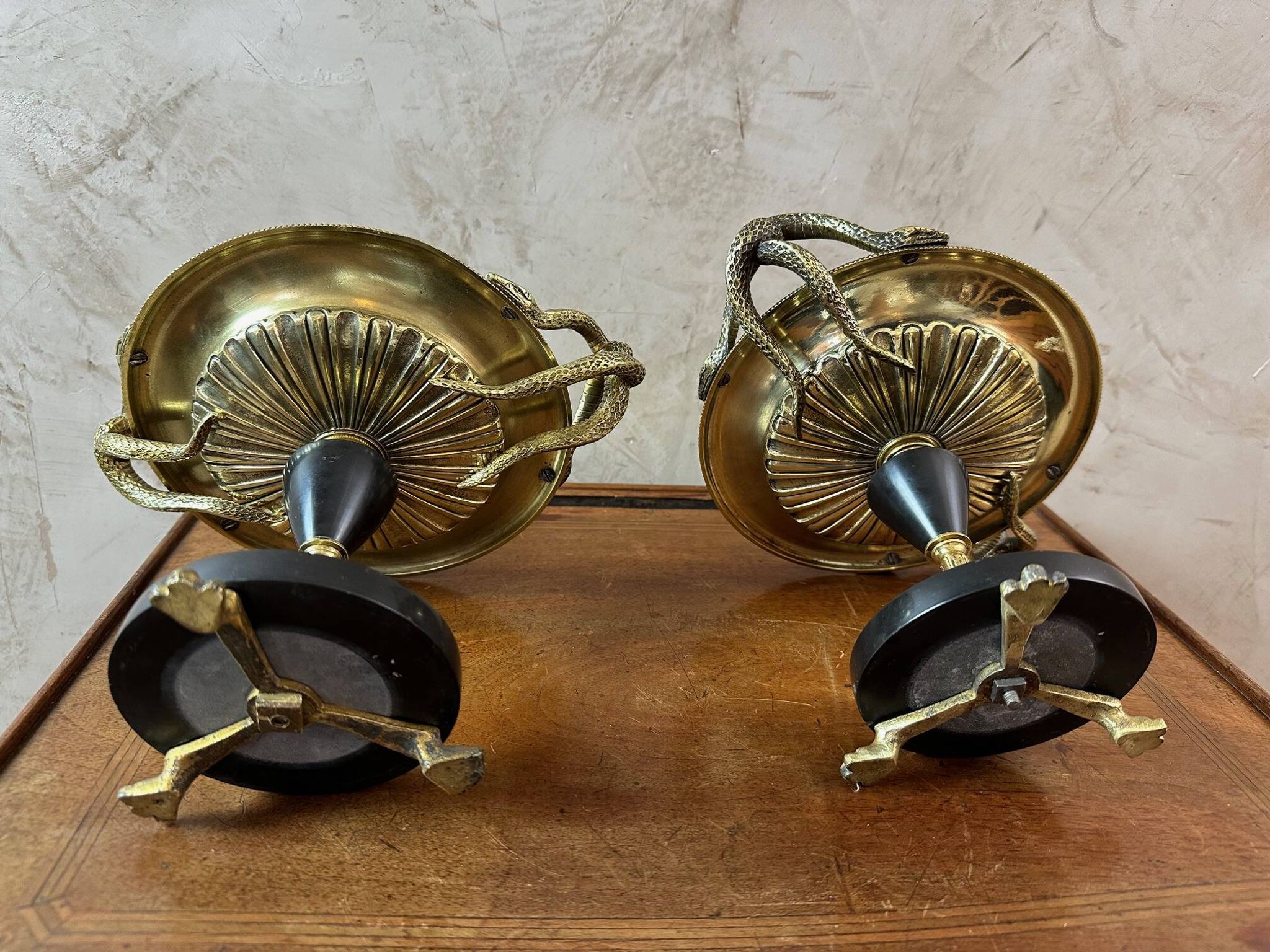Pair of pharmacy casseroles