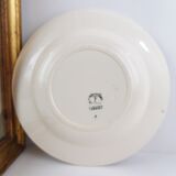 Set 6 Art Deco hollow plates