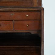 Antique English 18th-century desk/bookcase with a beautiful interior