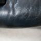 Sofa by Vico Magistretti, Cassina, Maralunga model. Italy, circa 1975. Navy blue leather