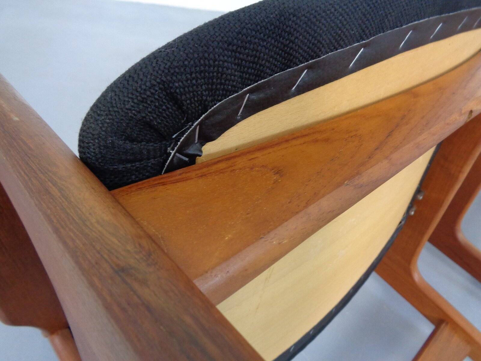 Mid-Century Danish Armchairs in Teak, 1960s, Set of 4