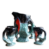 Brutalist drink service in volcanic ceramic Fat Lava (H25 cm) - 5
