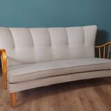 Canapé danois avec accoudoirs ouverts, années 1940