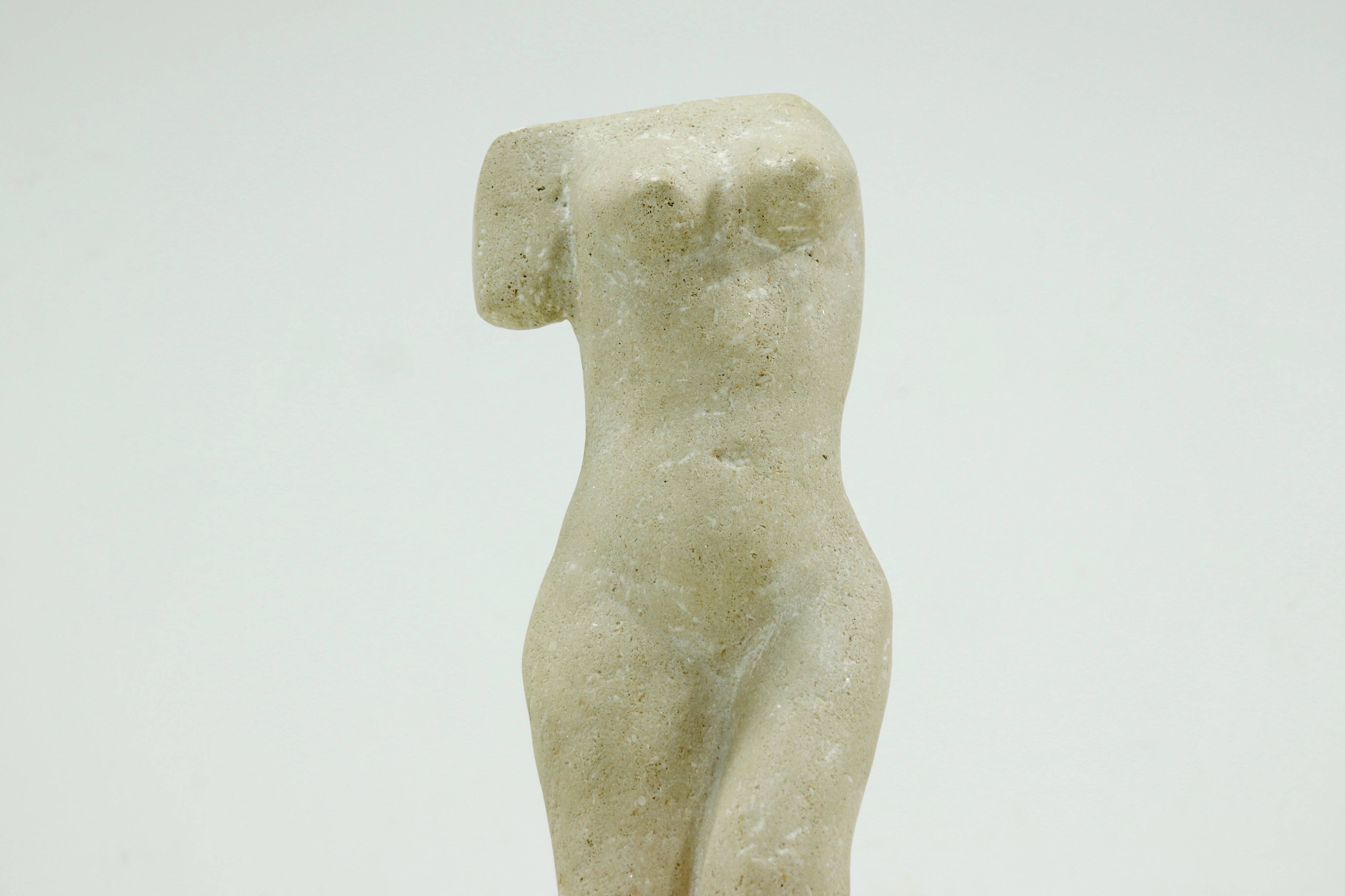 Belgian Limestone Decorative Sculpture 1970s