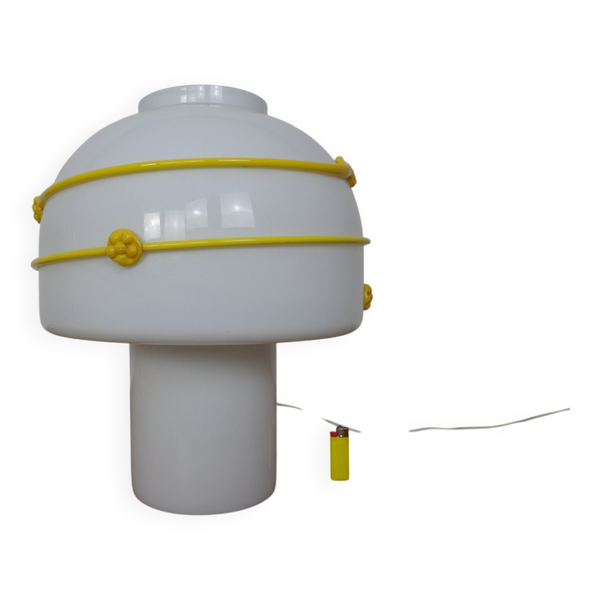 Large Murano Mushroom Table Lamp, Italy, 1970s