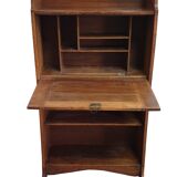 60s oak wall secretary
