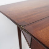 Empire game table of mahogany from around the 1830s