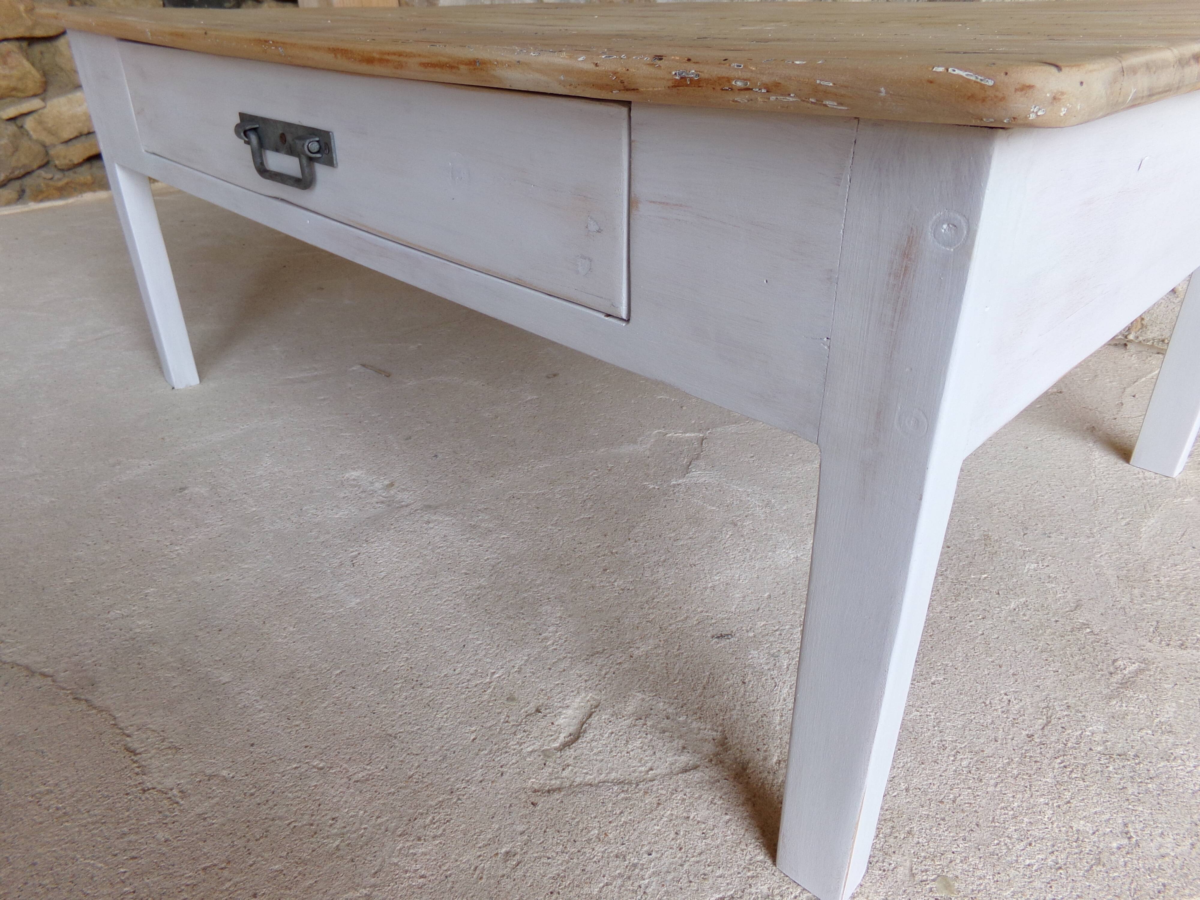 Table basse de ferme