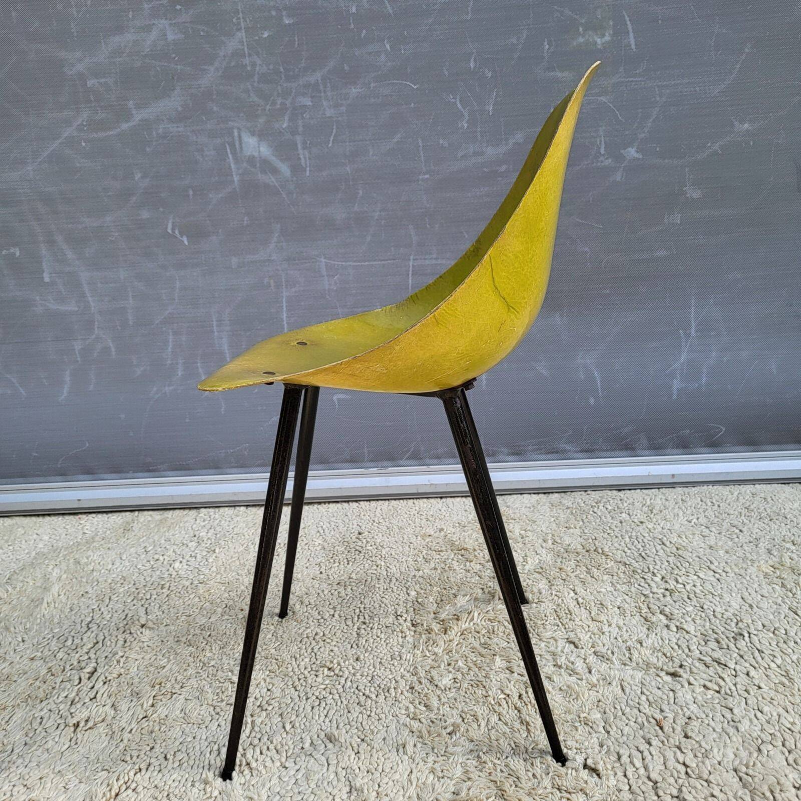 4 chaises Coccinelle René-Jean Caillette pour Steiner 1950