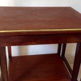 Table trundle strapping brass circa 1900