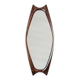 Rosewood mirror Sandholdt for Jansen, Danish, 1960s