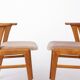 Set of 4 Erik Kirkegaard Chairs Model 49, Danish Mid Century 1960s Teak