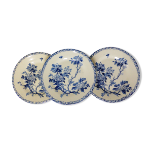 3 assiettes dessert en - fer