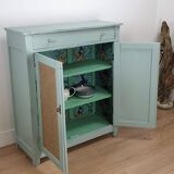 Blue parisian buffet