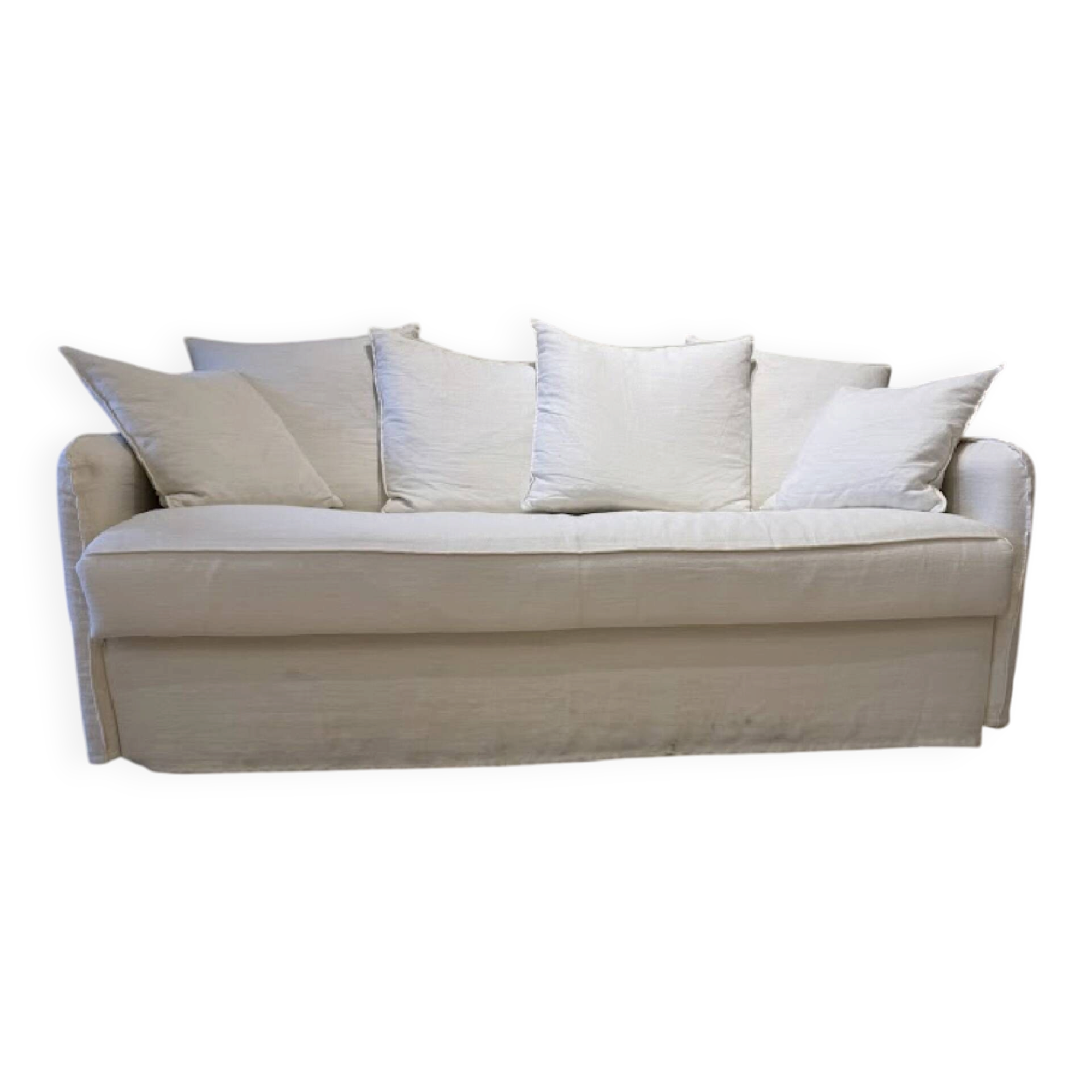 Canapé Home Spirit Cassis Lino Blanc