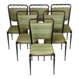 Set of 6 vintage 1950 chairs