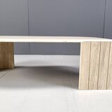Table basse en travertin, 1970