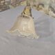 Suspension holophane verre et laiton