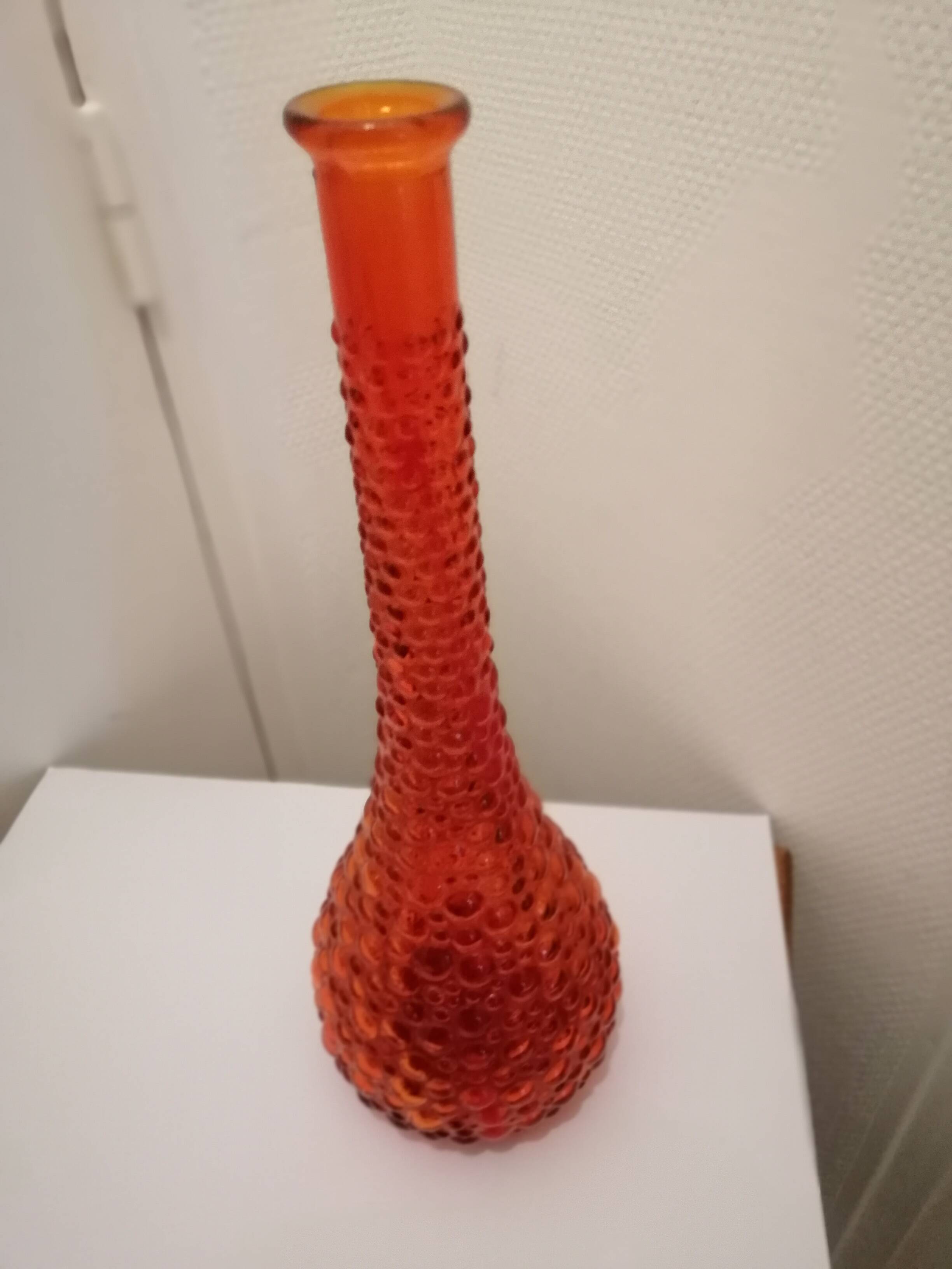 Red italian decanter