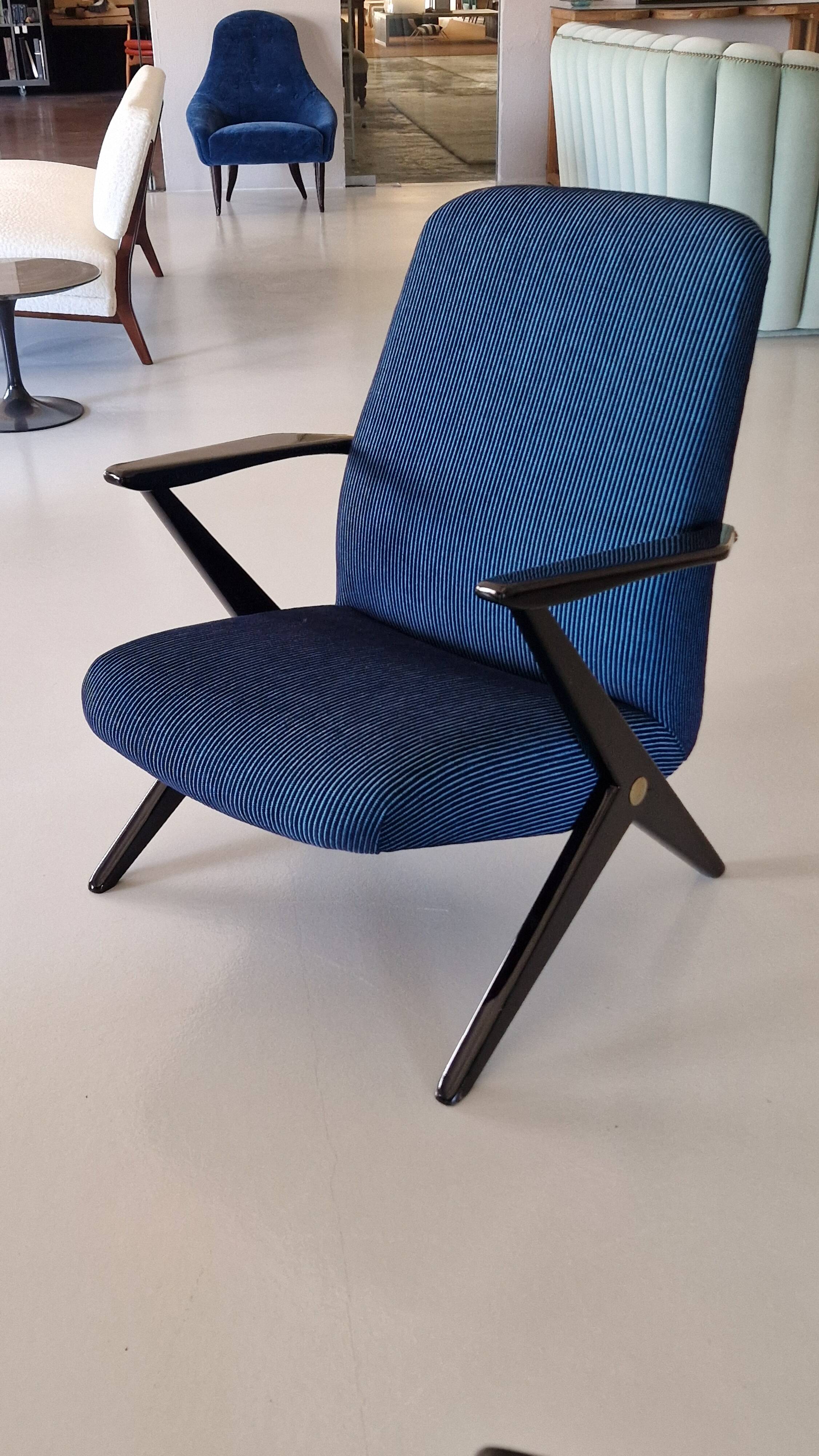 Pair of 1950s Easy Chairs by Bengt Ruda for Nordiska Kompagniet, Sweden