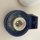 Pair of ceramic and opaline IFÖ sconces