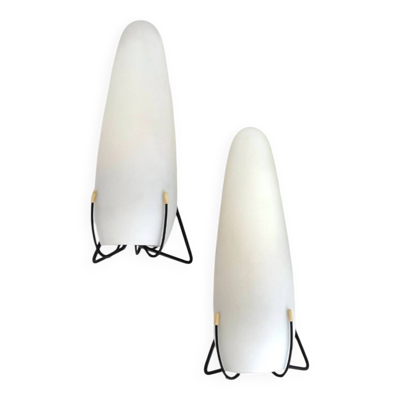 Paire d’appliques scandinaves Louis Kalff pour Philips années 60