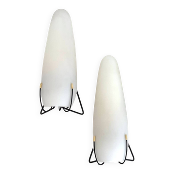 Pair of Scandinavian wall lights by Louis Kalff for Philips, 1960s