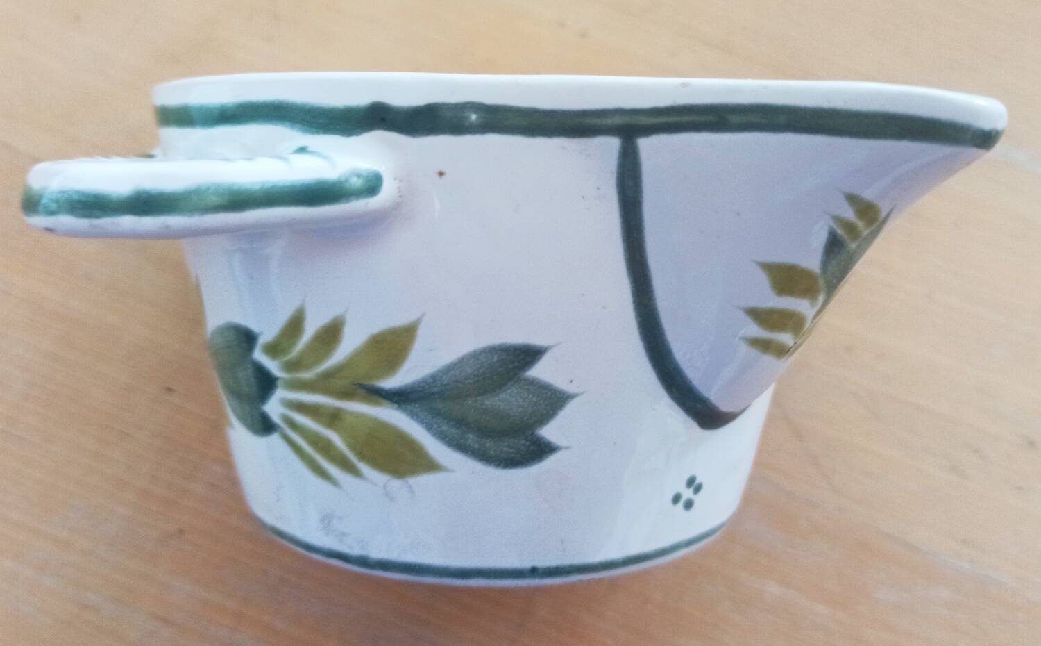 Henriot Quimper fish plate and sauce boat