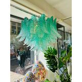 Contemporary Scenographic Green “Felci” Chandelier